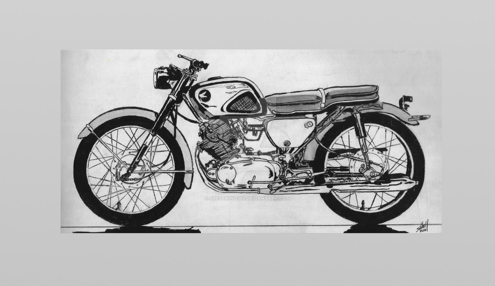 1960's Honda 450cc Motorcycle