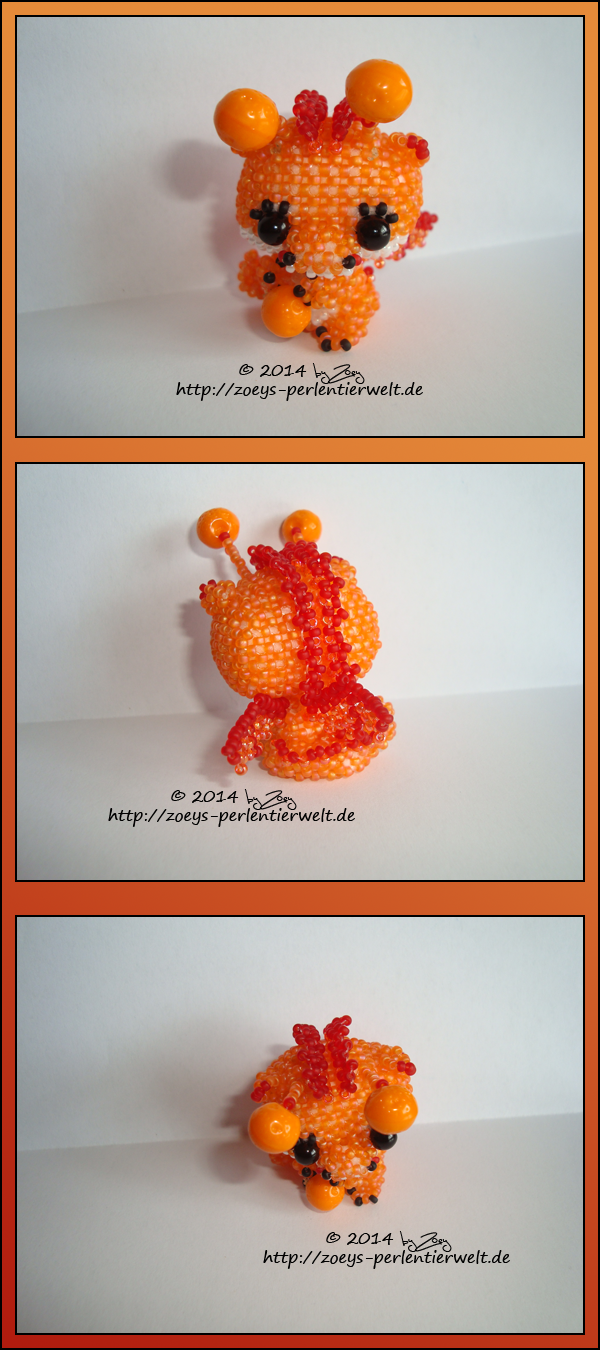 Orangen Drache