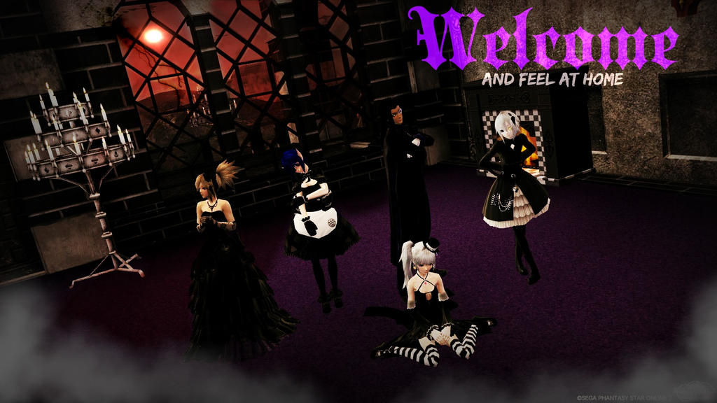 PSO2 Gothic (nightfall) and kagami by ShiraiShirayuki on DeviantArt