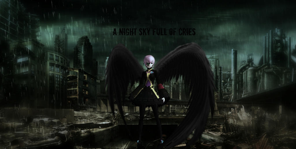 PSO2 Shirayuki - A night sky full of cries by ShiraiShirayuki on DeviantArt