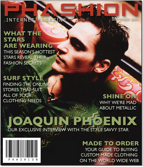 Phashion Magazine Cover Design