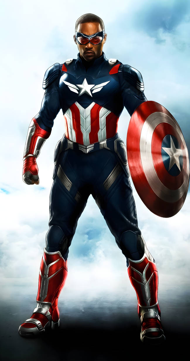 Captain America Sam Wilson By AkaruiX On DeviantArt captain-america-sam-wilson-by-akaruix-on-deviantart