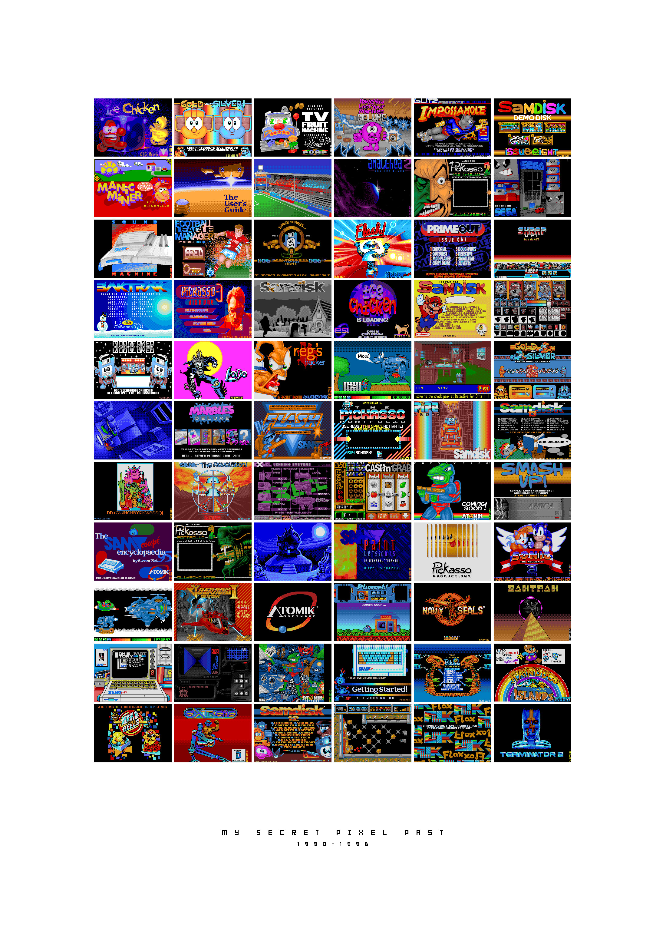 My Secret Pixel Past 1990-1996