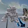 Chappie being sculpted in Oculus Medium
