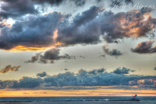 Clouds over Lake Ontario