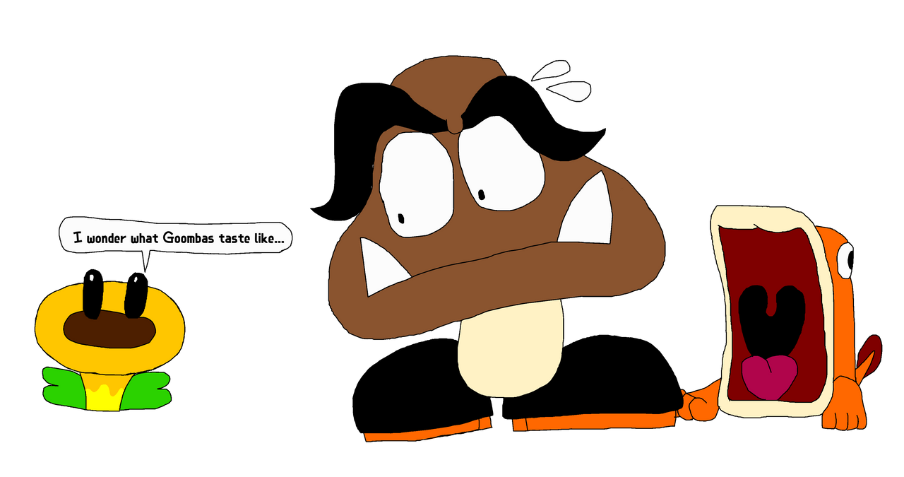 Cooked Goomba I wonder what Goombas taste like... by NintendoFanArtistDX on DeviantArt