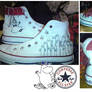 Custom moomin chucks