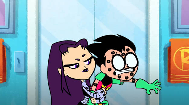 Robin and Blackfire 9