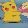 Pikachu and Smoochum GIF