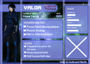 Dream Team app: Valor