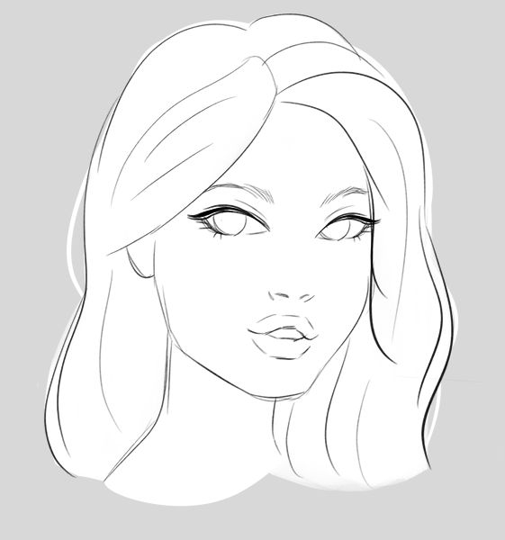 Sketch without color by NatsuGumiArt on DeviantArt