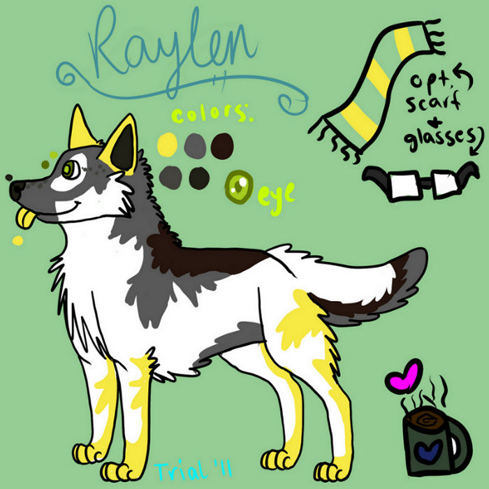 Raylen Color Raylen ref remake by MuddyPawprints508 on DeviantArt