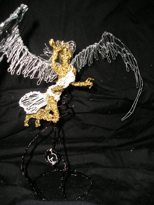 Wire Angel from top