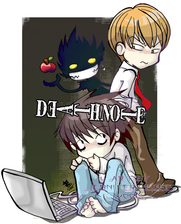Deviantart Fa Note DEATH NOTE FANART by Cirihtt on DeviantArt
