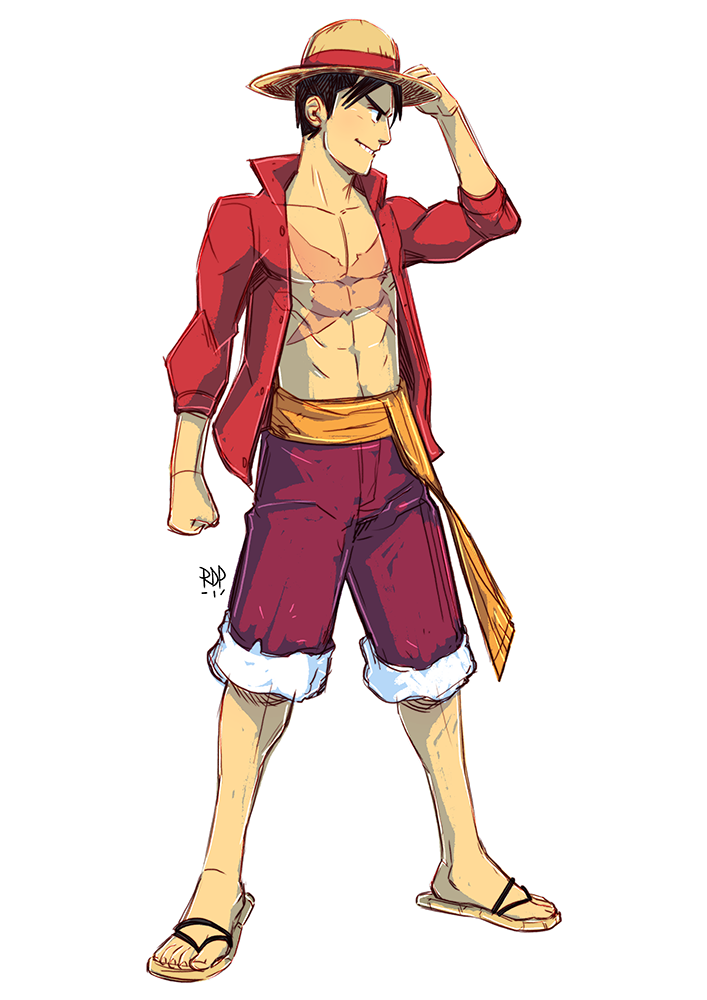 PNG- Luffy by GazelBlack on DeviantArt