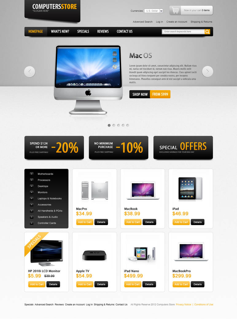 Zero Unique Computer Store computerstore by MiroslavMinev on DeviantArt