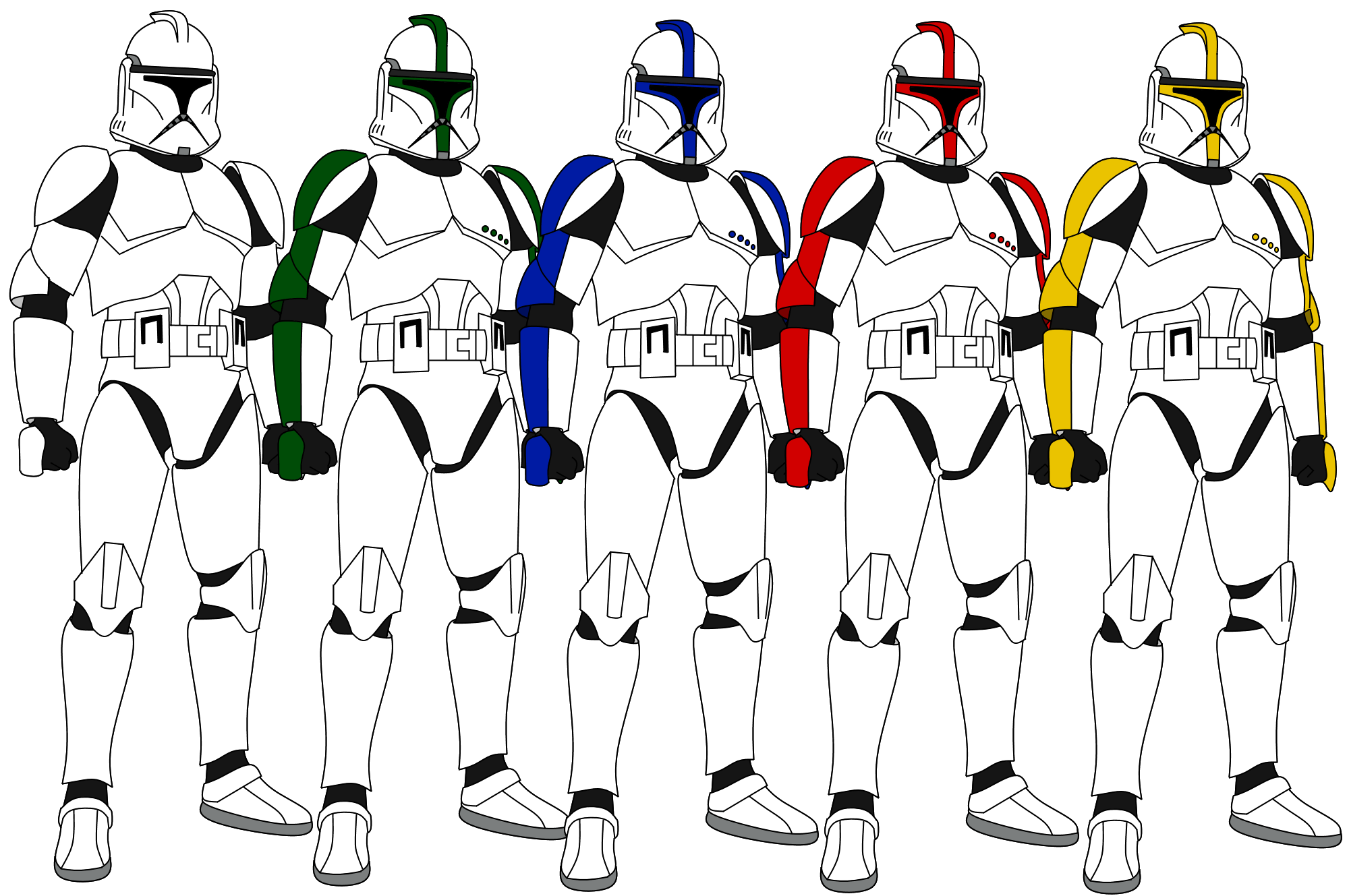 Clone Ranks by FBOMBheart on DeviantArt