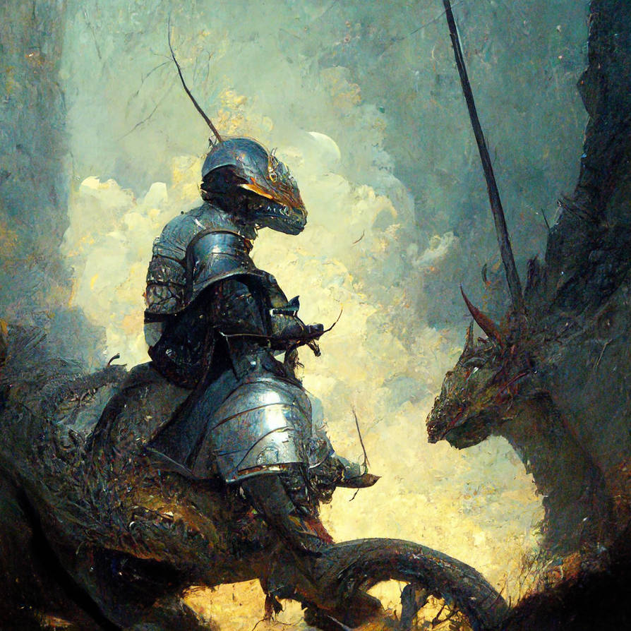 Dragon Rider (Midjourney) by FBOMBheart on DeviantArt