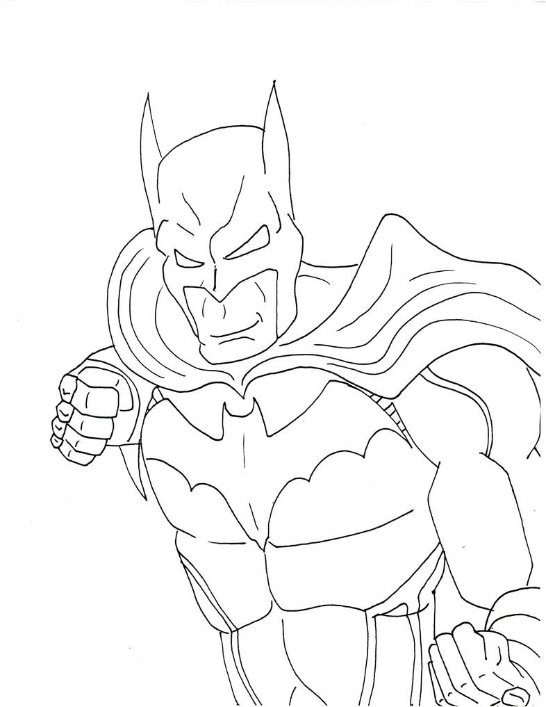 Batman Winding Up Coloring Page by FBOMBheart on DeviantArt