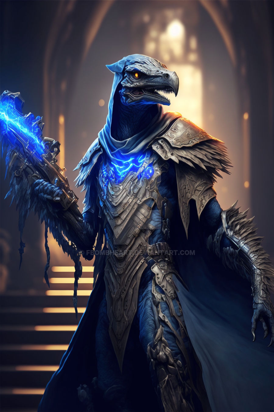 Raptor Lord (Midjourney) by FBOMBheart on DeviantArt