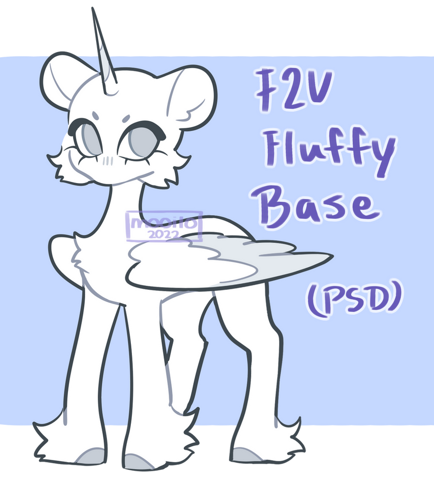 f2u fluffy base by moooilo on DeviantArt