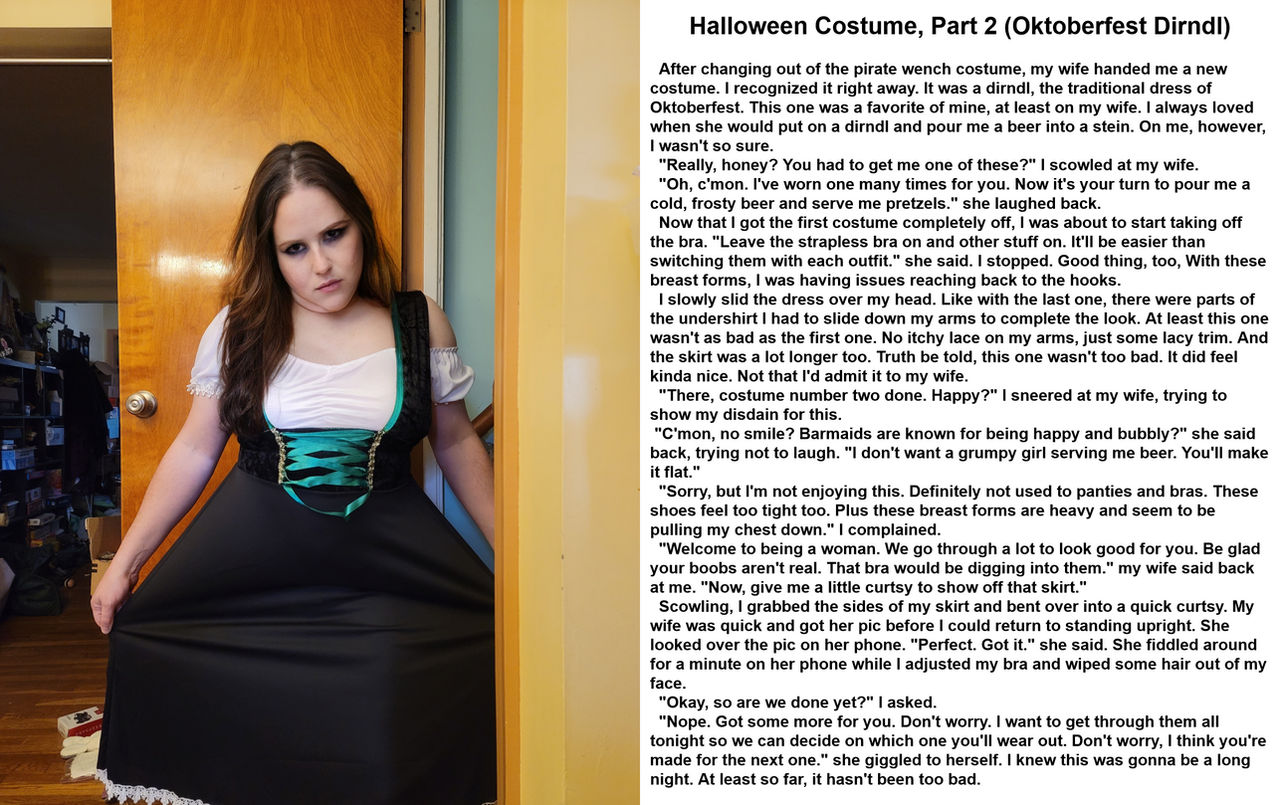 Tg Caption Halloween Costume Part 2 Dirndl By Tehdalla On Deviantart Tg Caption Halloween Costume Part 2 Dirndl By Tehdalla On Deviantart