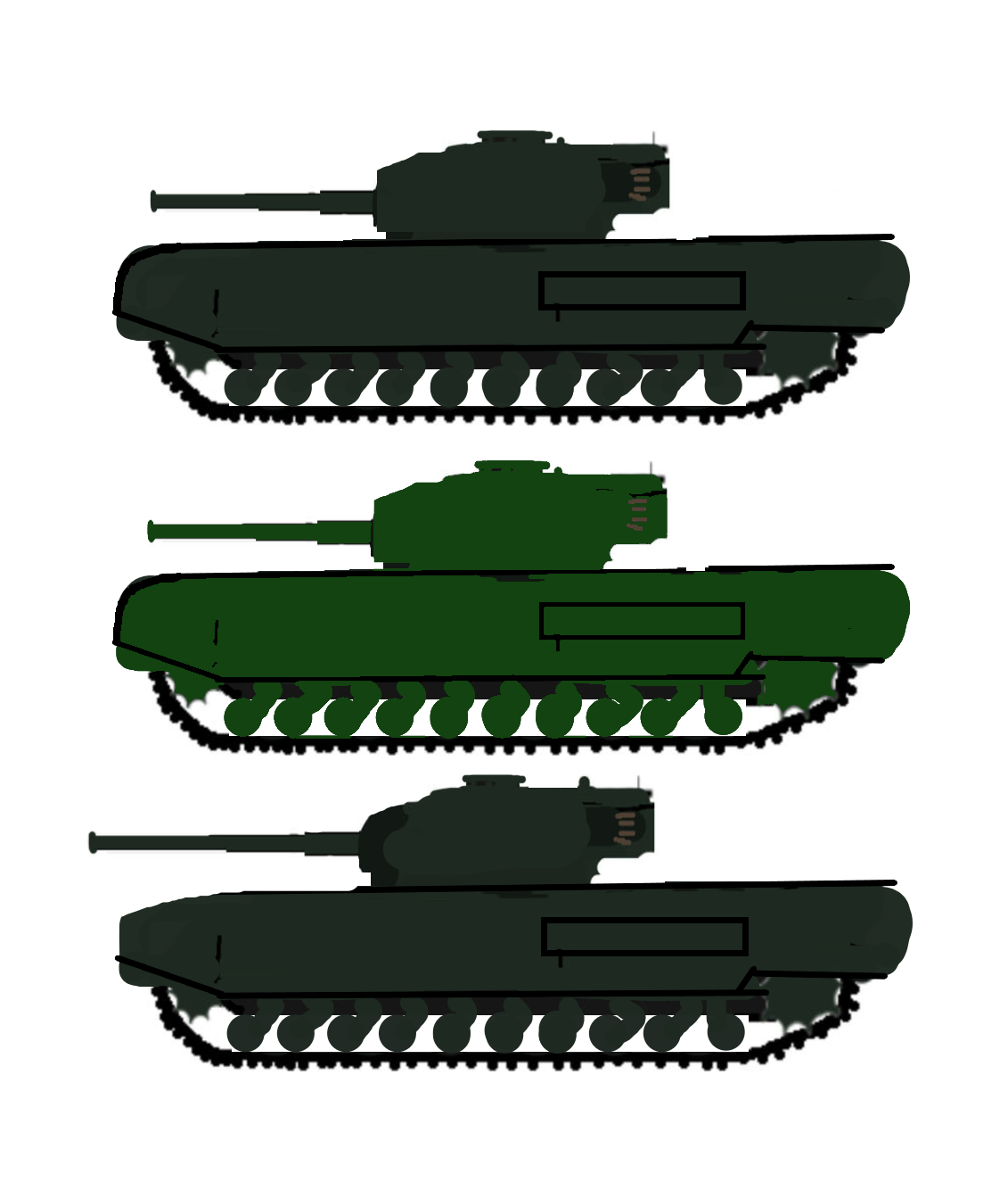 Churchill Mk. VII and Black Prince by Konigstiger69 on DeviantArt