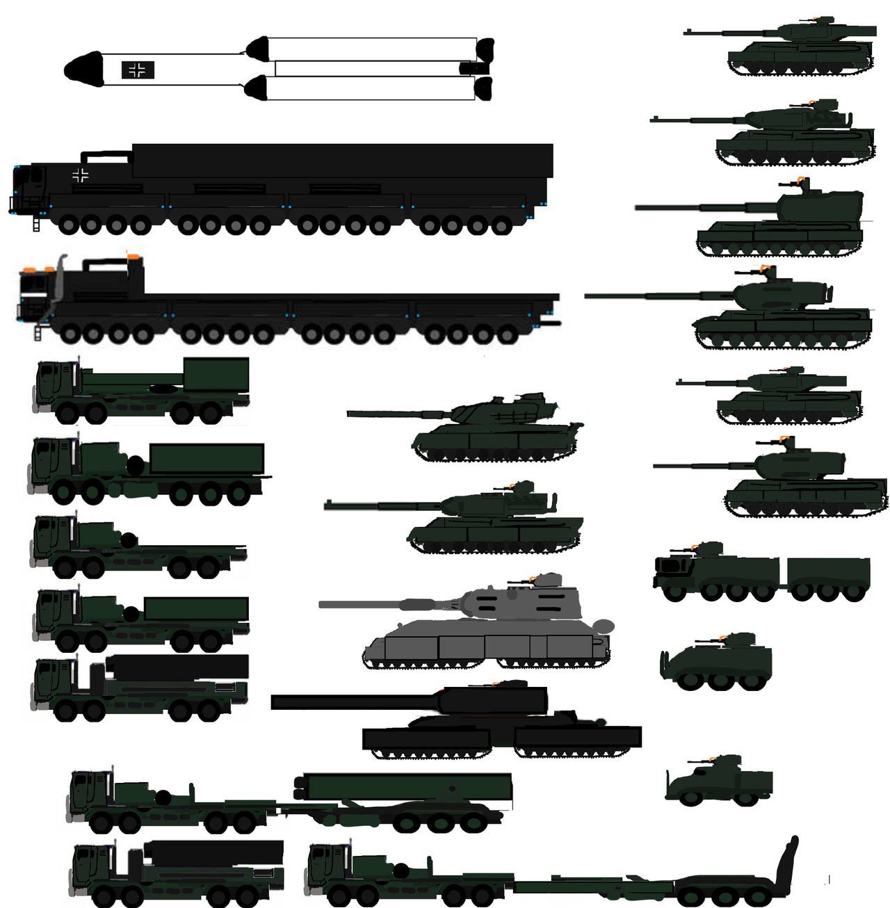 Some Military vehicles by Konigstiger69 on DeviantArt