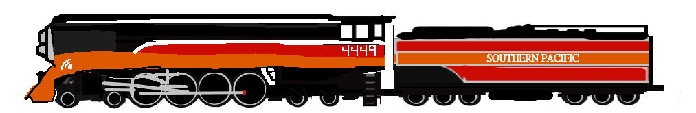 Sp449 Southern Pacific 4449 by Konigstiger69 on DeviantArt