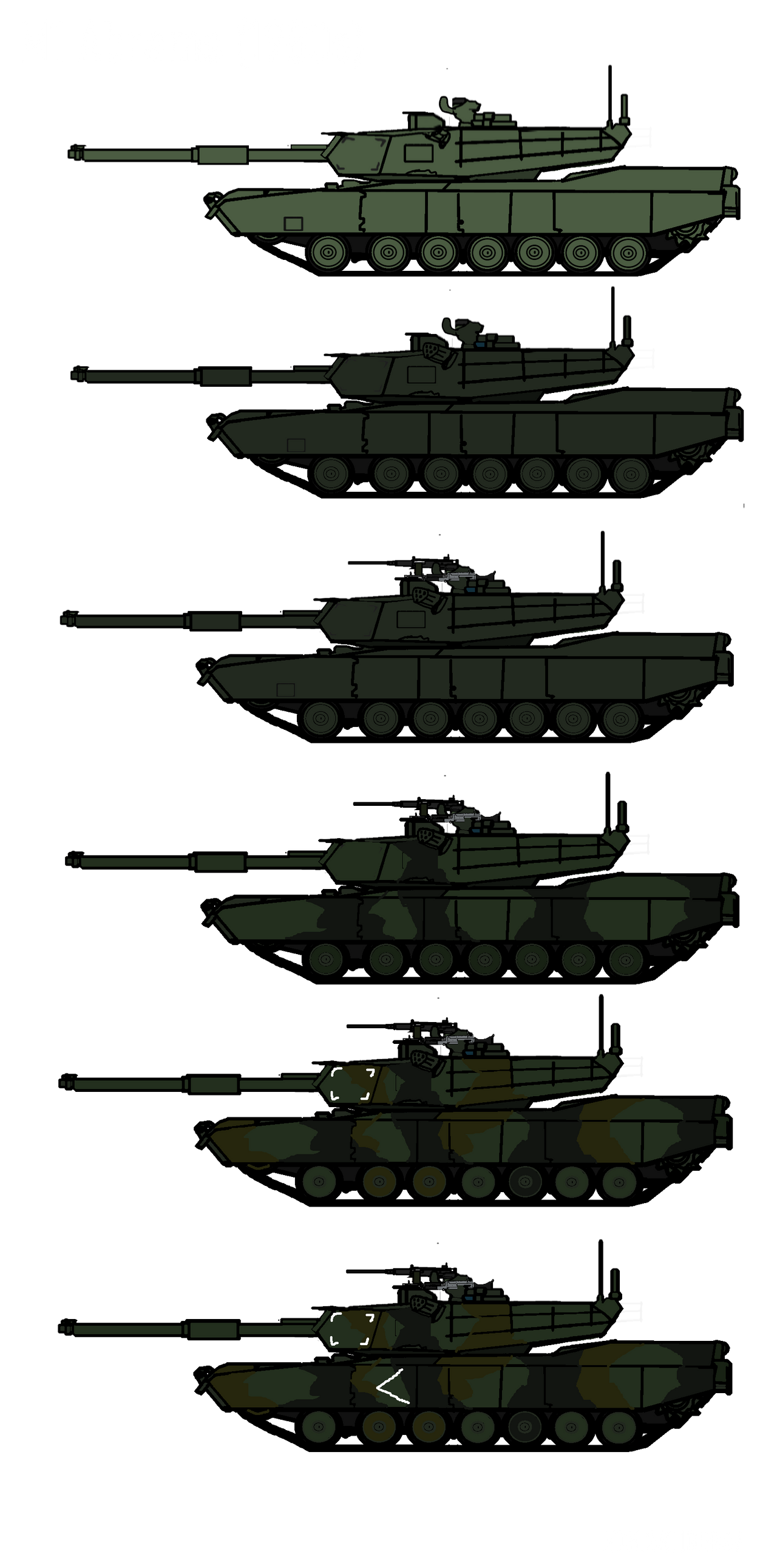 Deviantart Abrams M1 Abrams 1980s by Konigstiger69 on DeviantArt