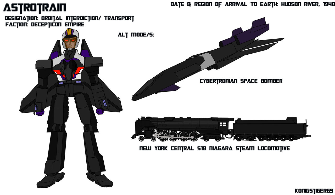 Astrotrain Custom My Take on Astrotrain by Konigstiger69 on DeviantArt