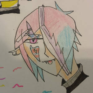 Kenji doodle in color