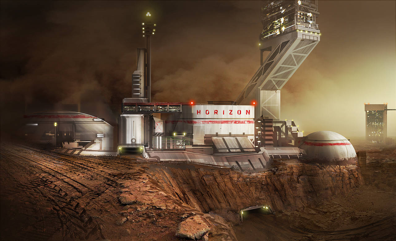 HORIZON - Mars Colony by IllOO