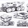 5 Vehicle Sketches