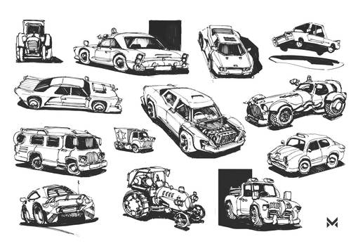 Classi Vehicle Sketches