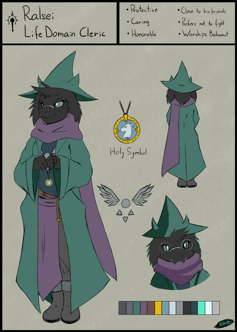 Ralsei DnD ref sheet. (DnD Race details inside) by Dragon-Wish on ...