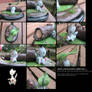 Custom Sculture Commission - Togetic in the Rain