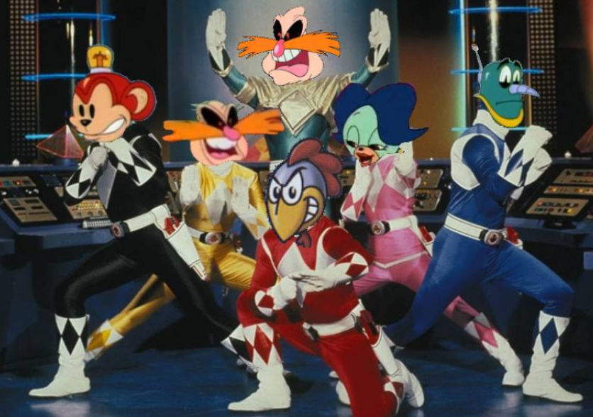 Mighty Morphin' PINGAS Rangers by Dan1592 on DeviantArt