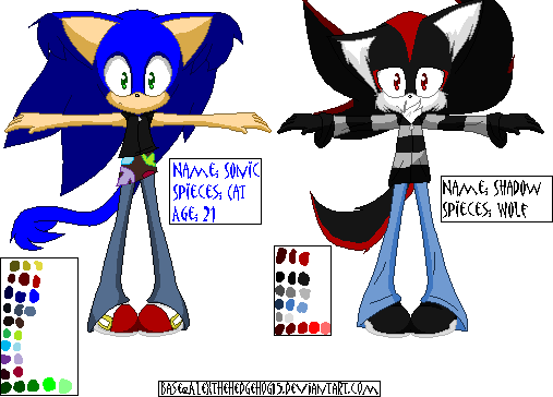 Sonic and Shadow's Reference's