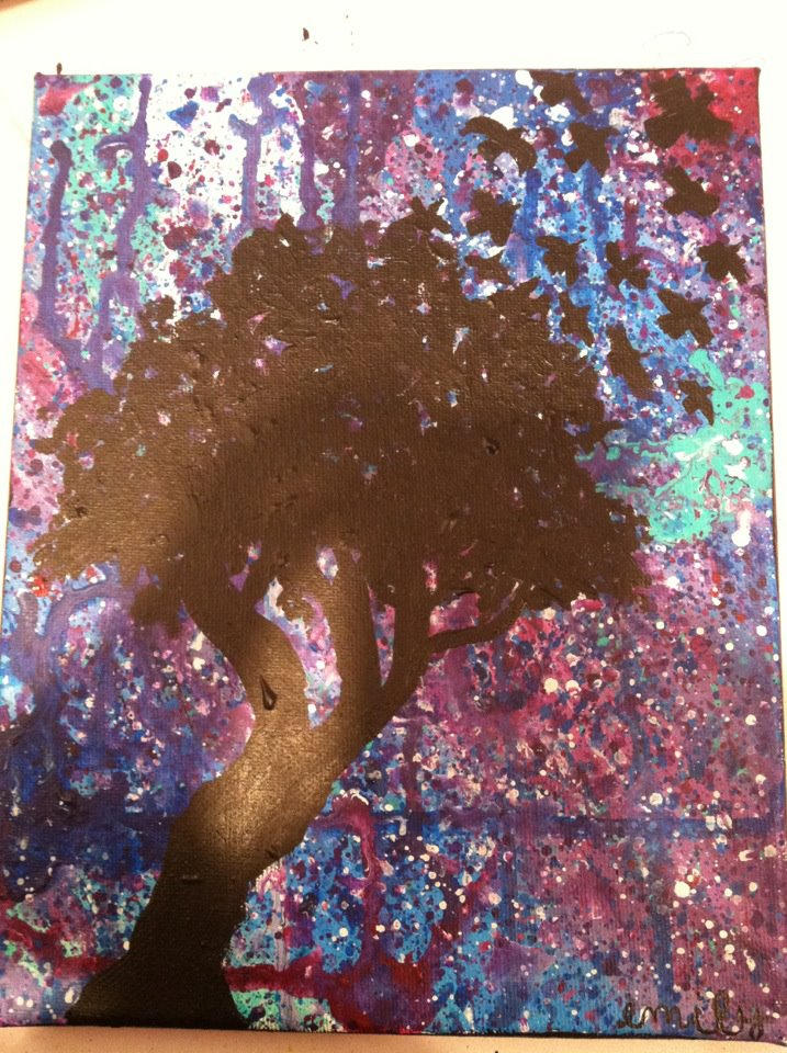 Splattering Tree Splatter Tree by emilyhrabovsky on DeviantArt