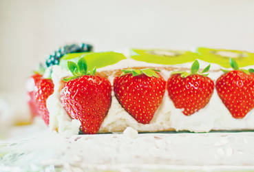 Strawberries and whipped cream