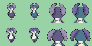 Indeedee Sprite Pokemon SwSh 80x80 px Male Female by Prodigal96 on ...