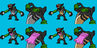 UPDATED W/ SHINY Zarude Sprite Gen 4 Style 80x80px by Prodigal96 on  DeviantArt