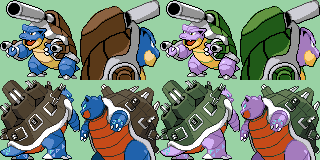 Mega Gigantamax Blastoise Sprite 80x80 px DS Style by Prodigal96 on ...