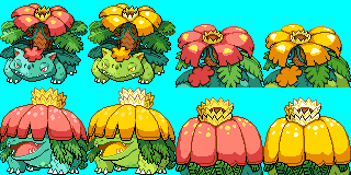 Mega Gigantamax Venusaur Sprites 80x80 px DS Style by Prodigal96 on ...
