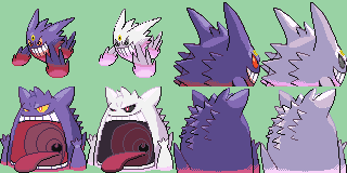 Pixilart - Shiny mega gengar by 1Pokeman1