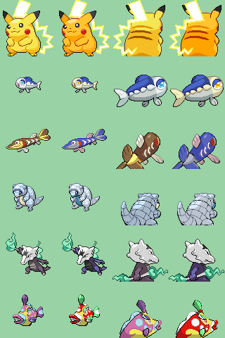 Pokemon Ultra Beast Sprites Gen 4 DS Style 80x80px by Prodigal96