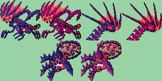 Pokemon Ultra Beast Sprites Gen 4 DS Style 80x80px by Prodigal96