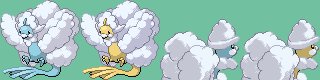 Mega Altaria Sprites Gen 4 DS Style 80x80 px by Prodigal96 on DeviantArt