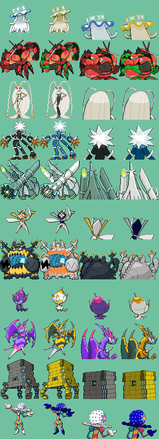 Pokemon Ultra Beast Sprites Gen 4 DS Style 80x80px by Prodigal96 on  DeviantArt